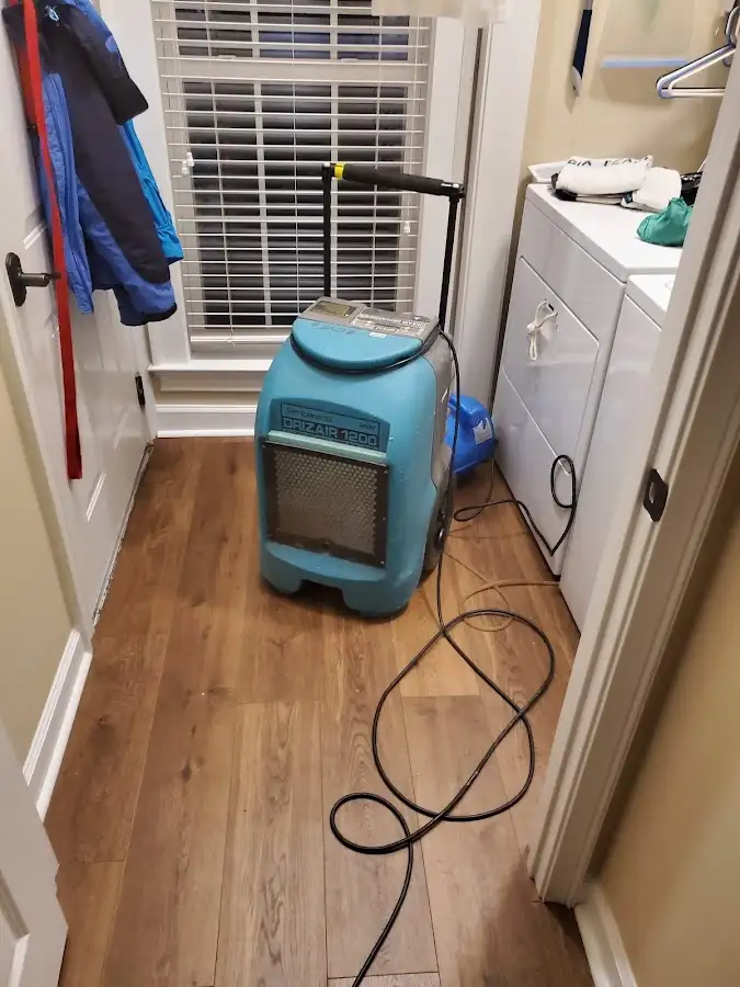 Commercial dehumidifier deployed for Flood Damage Cleanup in Ogdensburg